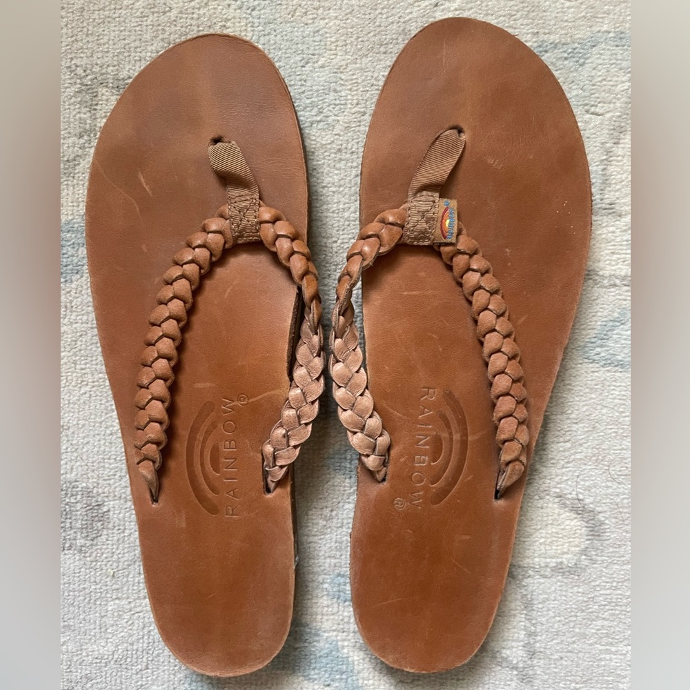 Rainbow Sandals with Braided Straps